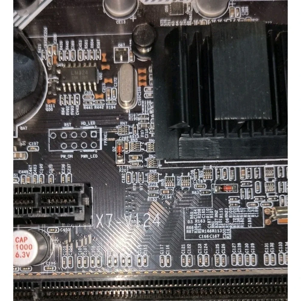 Gaming computer Motherboard X7-V124 Used Intel